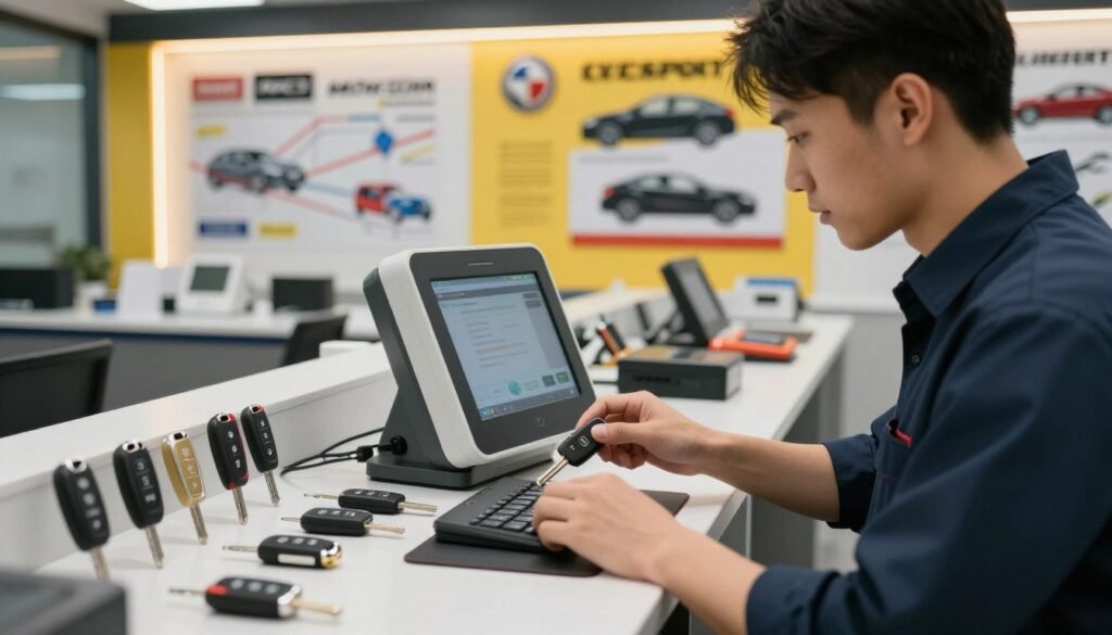 programmation de clé de voiture