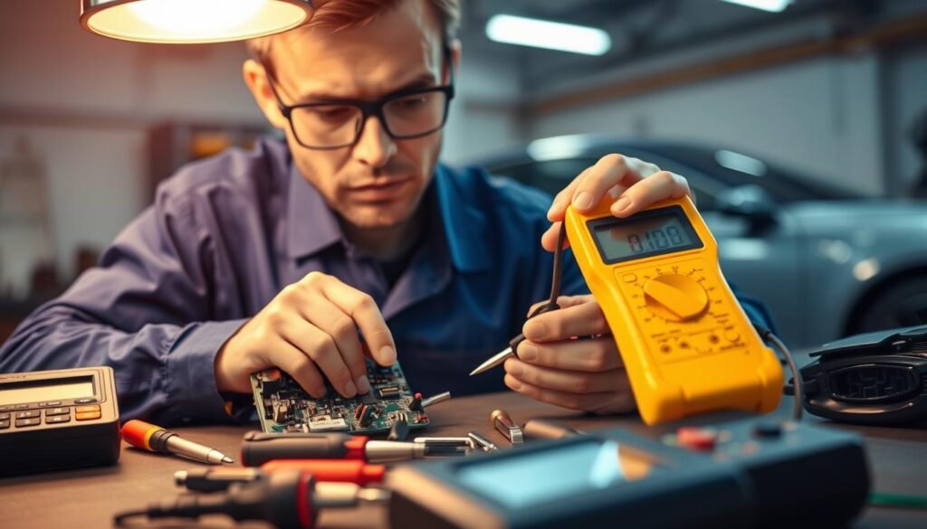 diagnostic de serrure électronique